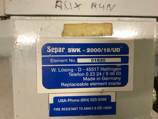 Separ swk 2000/18/ud dubbele gasolie filter. - afbeelding 3 van  4