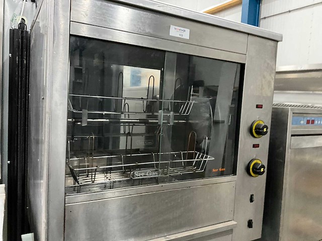 Ser gas ti6 kippengrill - afbeelding 2 van  8