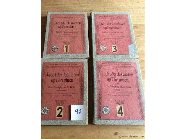 Serie jacht der jesuieten 4delig 1912 - afbeelding 1 van  2