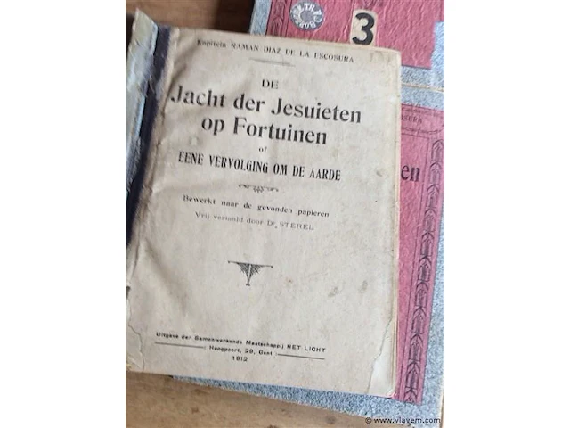 Serie jacht der jesuieten 4delig 1912 - afbeelding 2 van  2