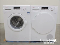 Serie|2 varioperfect a+++ wasmachine & bosch serie|4 selfcleaning condenser droger - afbeelding 1 van  8