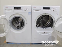 Serie|2 varioperfect a+++ wasmachine & bosch serie|4 selfcleaning condenser droger - afbeelding 2 van  8