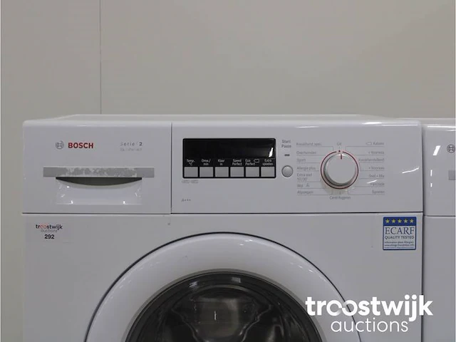 Serie|2 varioperfect a+++ wasmachine & bosch serie|4 selfcleaning condenser droger - afbeelding 3 van  8