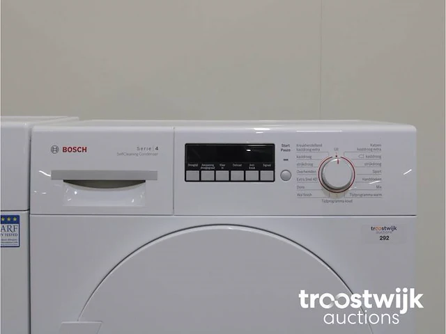 Serie|2 varioperfect a+++ wasmachine & bosch serie|4 selfcleaning condenser droger - afbeelding 6 van  8