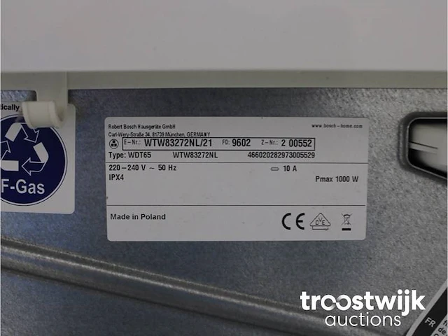 Serie|2 varioperfect a+++ wasmachine & bosch serie|4 selfcleaning condenser droger - afbeelding 8 van  8