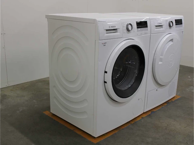 Serie|4 aquastop ecosilence drive wasmachine & bosch serie|4 droger - afbeelding 4 van  8