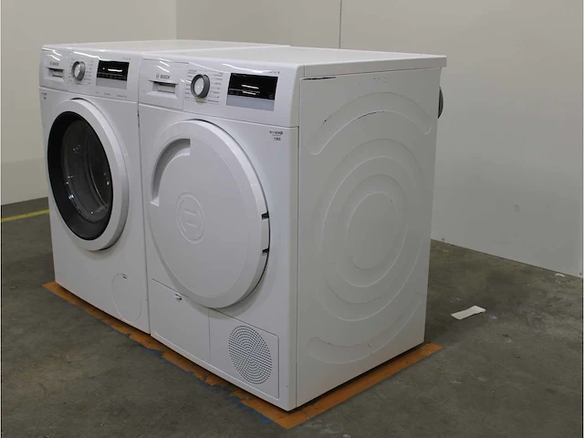 Serie|4 aquastop ecosilence drive wasmachine & bosch serie|4 droger - afbeelding 7 van  8