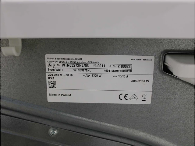 Serie|4 aquastop ecosilence drive wasmachine & bosch serie|4 droger - afbeelding 8 van  8
