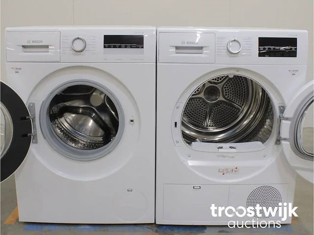 Serie|4 aquastop ecosilence drive wasmachine & bosch serie|6 droger - afbeelding 2 van  8