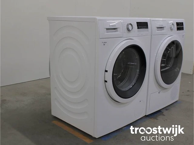 Serie|4 aquastop ecosilence drive wasmachine & bosch serie|6 droger - afbeelding 4 van  8