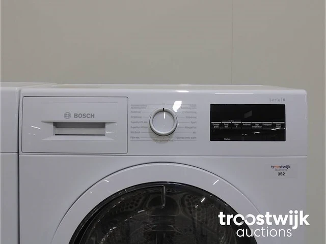 Serie|4 aquastop ecosilence drive wasmachine & bosch serie|6 droger - afbeelding 6 van  8