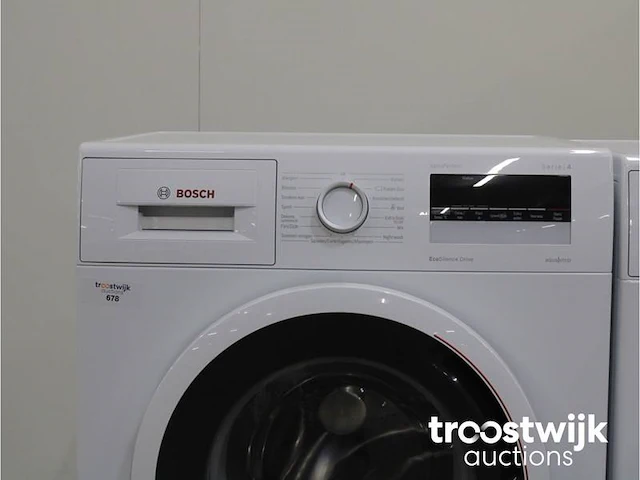 Serie|4 aquastop ecosilence drive wasmachine & bosch serie|6 droger - afbeelding 3 van  8