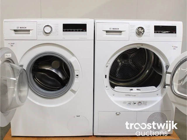 Serie|4 ecosilence drive wasmachine & bosch serie|4 exclusiv droger - afbeelding 2 van  8