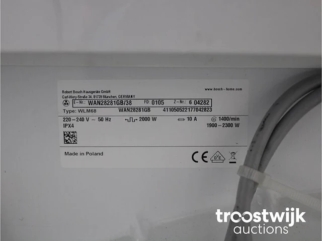 Serie|4 ecosilence drive wasmachine & bosch serie|4 exclusiv droger - afbeelding 5 van  8