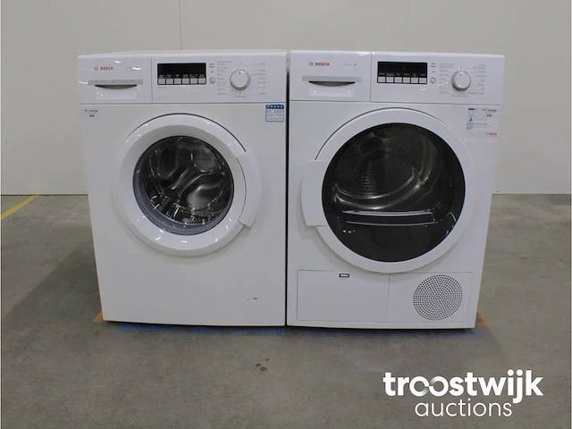 Serie|4 varioperfect a+++ wasmachine & bosch serie|4 droger - afbeelding 1 van  8