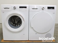 Serie|4 varioperfect ecosilence drive exclusiv wasmachine & bosch serie|4 exclusiv droger - afbeelding 1 van  8