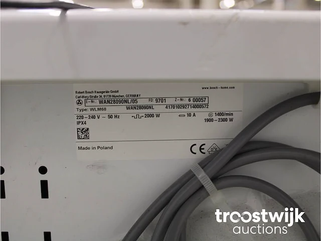 Serie|4 varioperfect ecosilence drive exclusiv wasmachine & bosch serie|4 exclusiv droger - afbeelding 5 van  8
