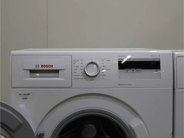 Serie|4 varioperfect ecosilence drive wasmachine & bosch serie|4 a++ droger - afbeelding 3 van  8
