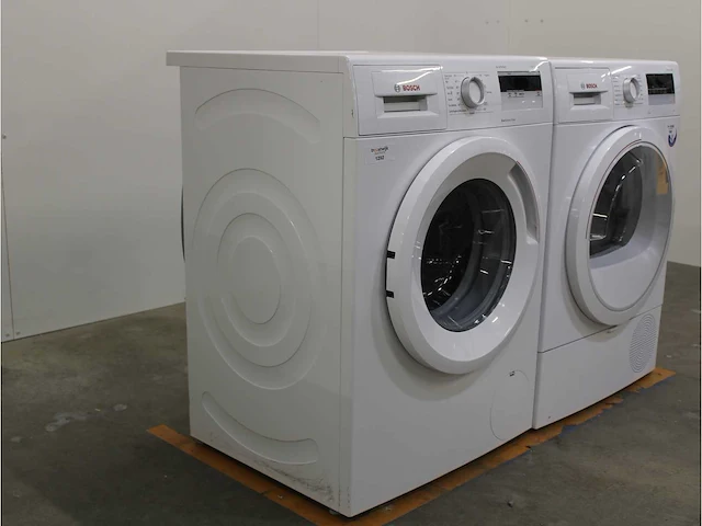 Serie|4 varioperfect ecosilence drive wasmachine & bosch serie|4 a++ droger - afbeelding 4 van  8
