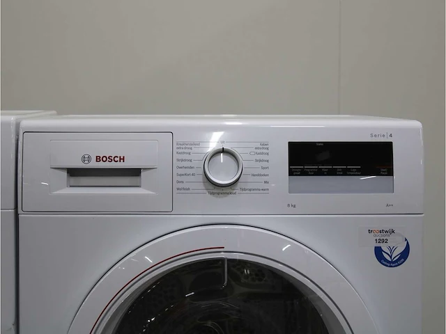 Serie|4 varioperfect ecosilence drive wasmachine & bosch serie|4 a++ droger - afbeelding 6 van  8
