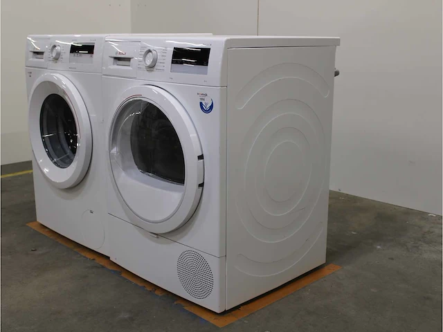 Serie|4 varioperfect ecosilence drive wasmachine & bosch serie|4 a++ droger - afbeelding 7 van  8
