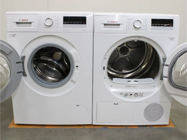 Serie|4 varioperfect ecosilence drive wasmachine & bosch serie|4 droger - afbeelding 2 van  8