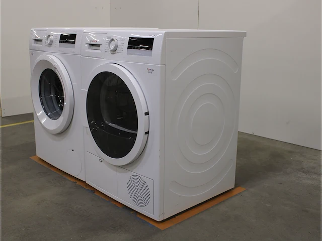 Serie|4 varioperfect ecosilence drive wasmachine & bosch serie|4 droger - afbeelding 7 van  8