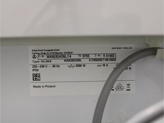 Serie|4 varioperfect ecosilence drive wasmachine & bosch serie|4 droger - afbeelding 5 van  8