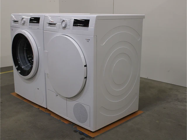 Serie|4 varioperfect ecosilence drive wasmachine & bosch serie|4 droger - afbeelding 7 van  8