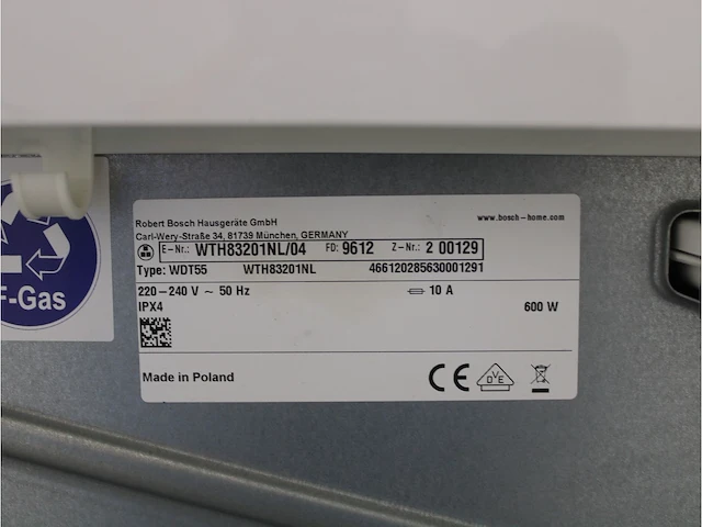 Serie|4 varioperfect ecosilence drive wasmachine & bosch serie|4 droger - afbeelding 8 van  8