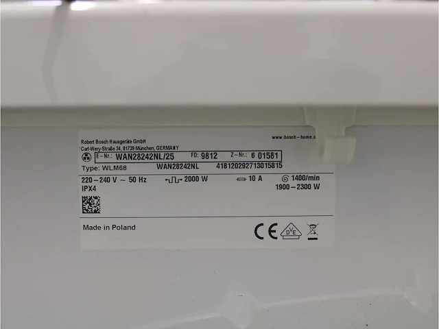 Serie|4 varioperfect ecosilence drive wasmachine & bosch serie|4 droger - afbeelding 5 van  8
