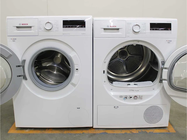 Serie|4 varioperfect ecosilence drive wasmachine & bosch serie|4 droger - afbeelding 2 van  8
