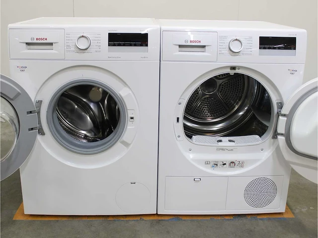 Serie|4 varioperfect ecosilence drive wasmachine & bosch serie|4 droger - afbeelding 2 van  8