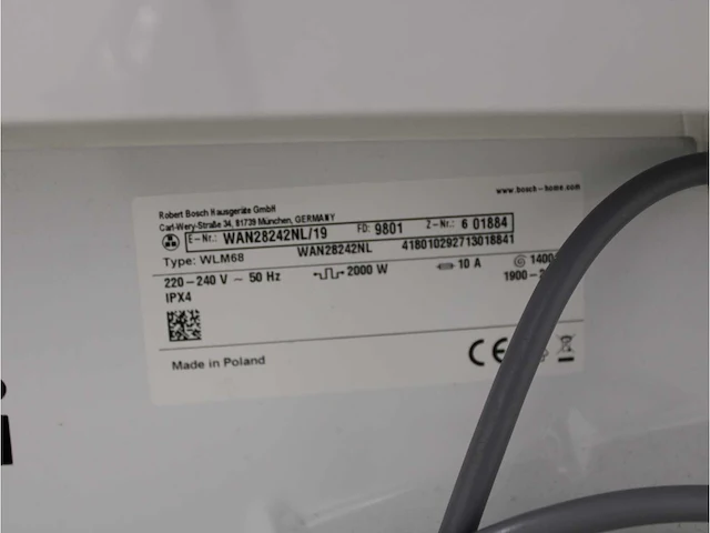 Serie|4 varioperfect ecosilence drive wasmachine & bosch serie|4 droger - afbeelding 5 van  8