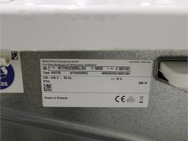 Serie|4 varioperfect ecosilence drive wasmachine & bosch serie|4 droger - afbeelding 8 van  8
