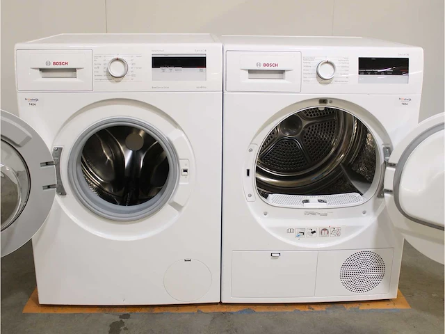 Serie|4 varioperfect ecosilence drive wasmachine & bosch serie|4 droger - afbeelding 2 van  8