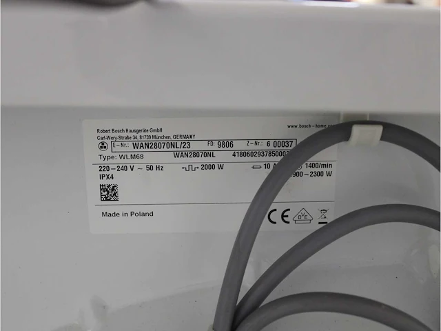 Serie|4 varioperfect ecosilence drive wasmachine & bosch serie|4 droger - afbeelding 5 van  8