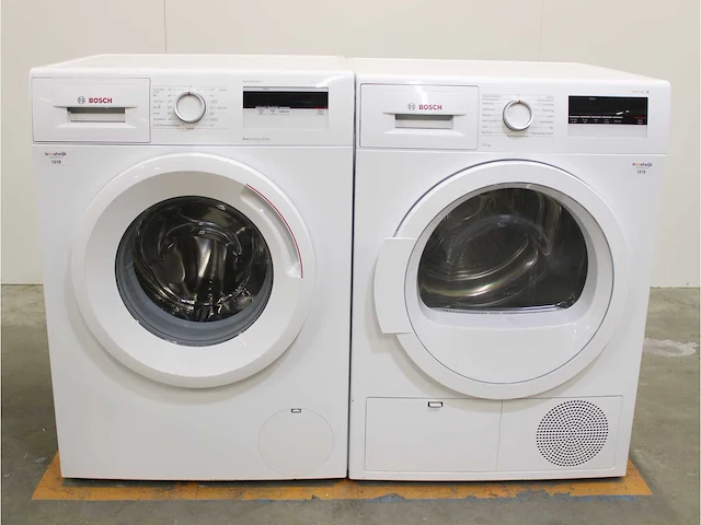 Serie|4 varioperfect ecosilence drive wasmachine & bosch serie|4 droger - afbeelding 1 van  8