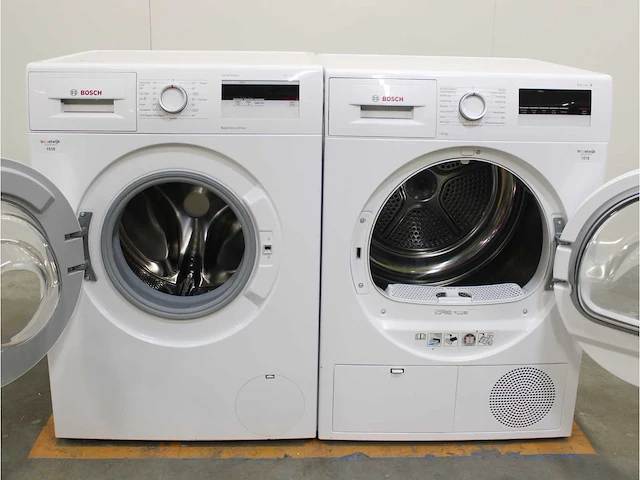 Serie|4 varioperfect ecosilence drive wasmachine & bosch serie|4 droger - afbeelding 2 van  8