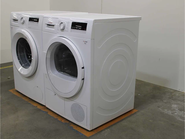 Serie|4 varioperfect ecosilence drive wasmachine & bosch serie|4 droger - afbeelding 7 van  8