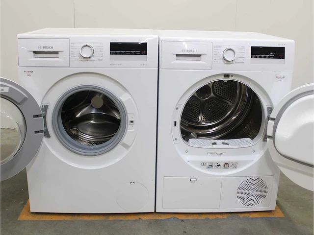 Serie|4 varioperfect ecosilence drive wasmachine & bosch serie|4 droger - afbeelding 2 van  8