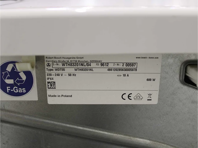 Serie|4 varioperfect ecosilence drive wasmachine & bosch serie|4 droger - afbeelding 8 van  8