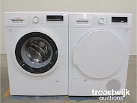 Serie|4 varioperfect ecosilence drive wasmachine & bosch serie|4 droger - afbeelding 1 van  8