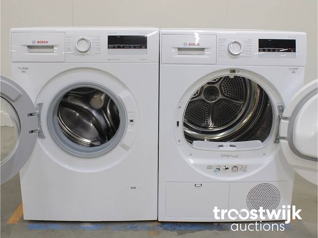 Serie|4 varioperfect ecosilence drive wasmachine & bosch serie|4 droger - afbeelding 2 van  8
