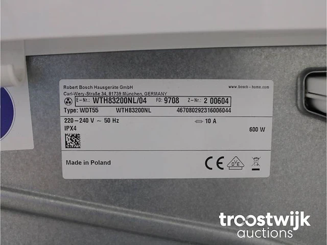 Serie|4 varioperfect ecosilence drive wasmachine & bosch serie|4 droger - afbeelding 8 van  8