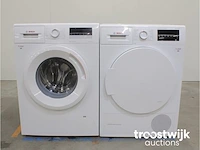 Serie|4 varioperfect ecosilence drive wasmachine & bosch serie|6 selfcleaning condenser droger