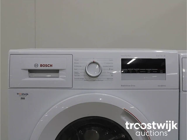 Serie|4 varioperfect ecosilence drive wasmachine & bosch serie|6 selfcleaning condenser droger - afbeelding 3 van  8