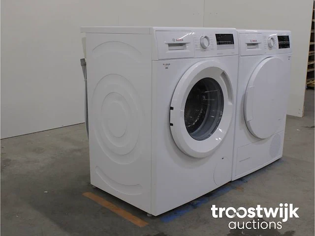 Serie|4 varioperfect ecosilence drive wasmachine & bosch serie|6 selfcleaning condenser droger - afbeelding 4 van  8