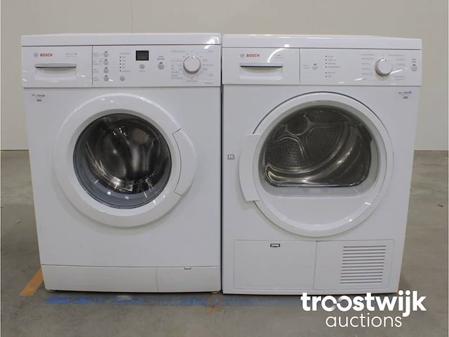 Serie|4 varioperfect wasmachine & bosch maxx 7 sensitive droger - afbeelding 1 van  8