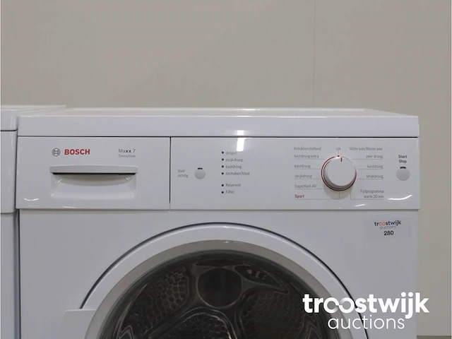 Serie|4 varioperfect wasmachine & bosch maxx 7 sensitive droger - afbeelding 6 van  8